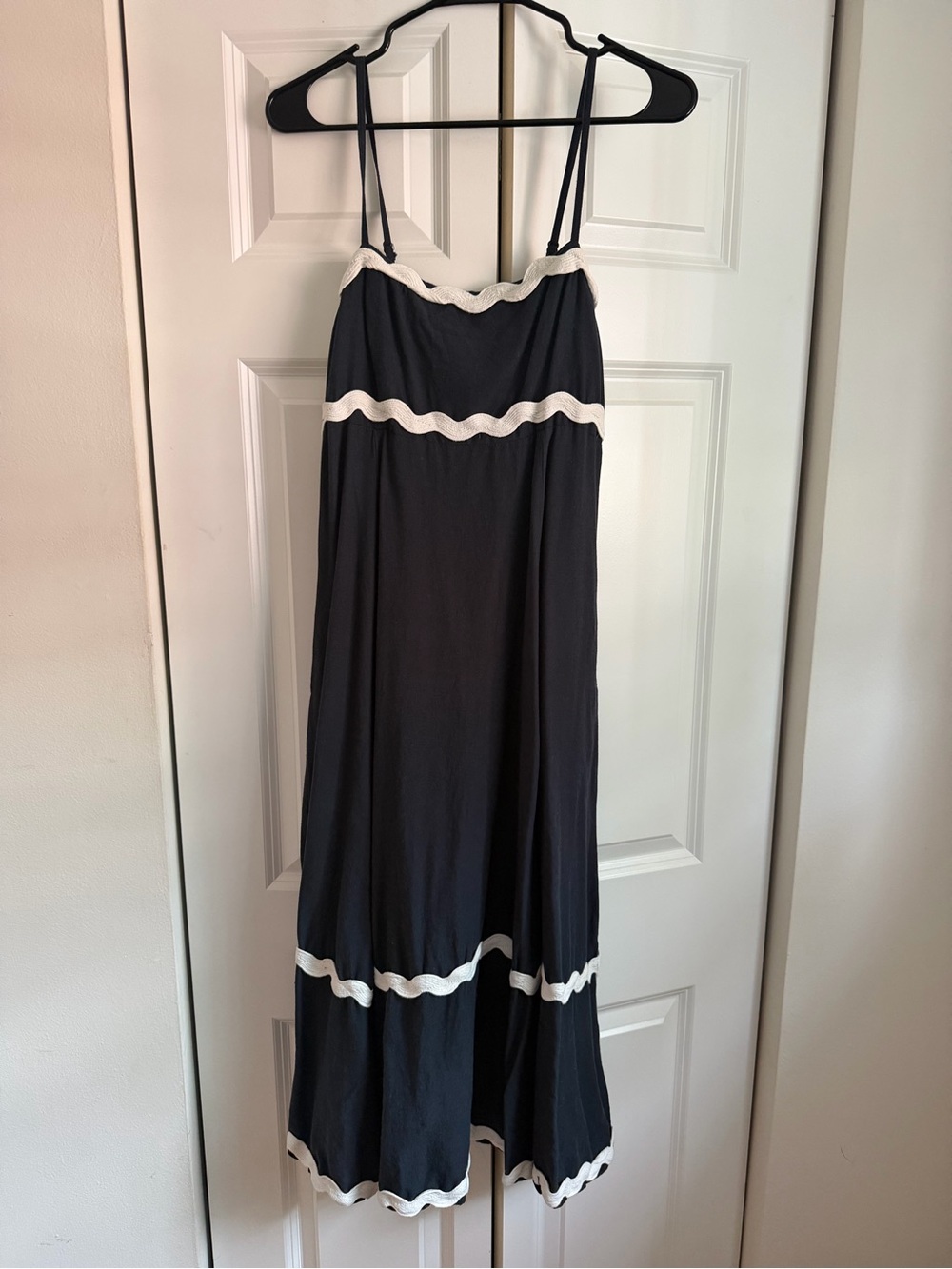 Sim & Sam Ric Rac Linen Maxi Dress - Picture 2 of 3